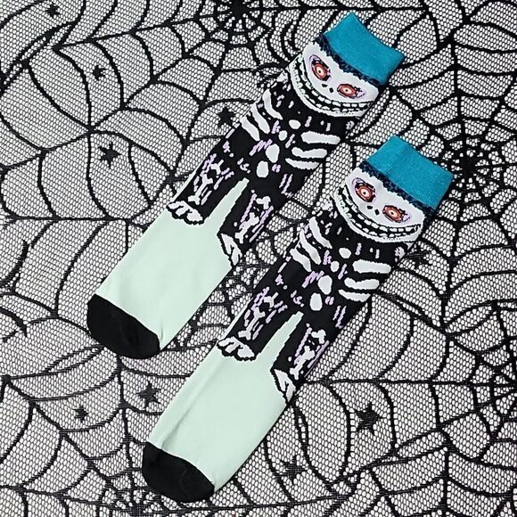 Barrel The Nightmare Before Christmas Halloween Horror Socks Size OS - Picture 1 of 4